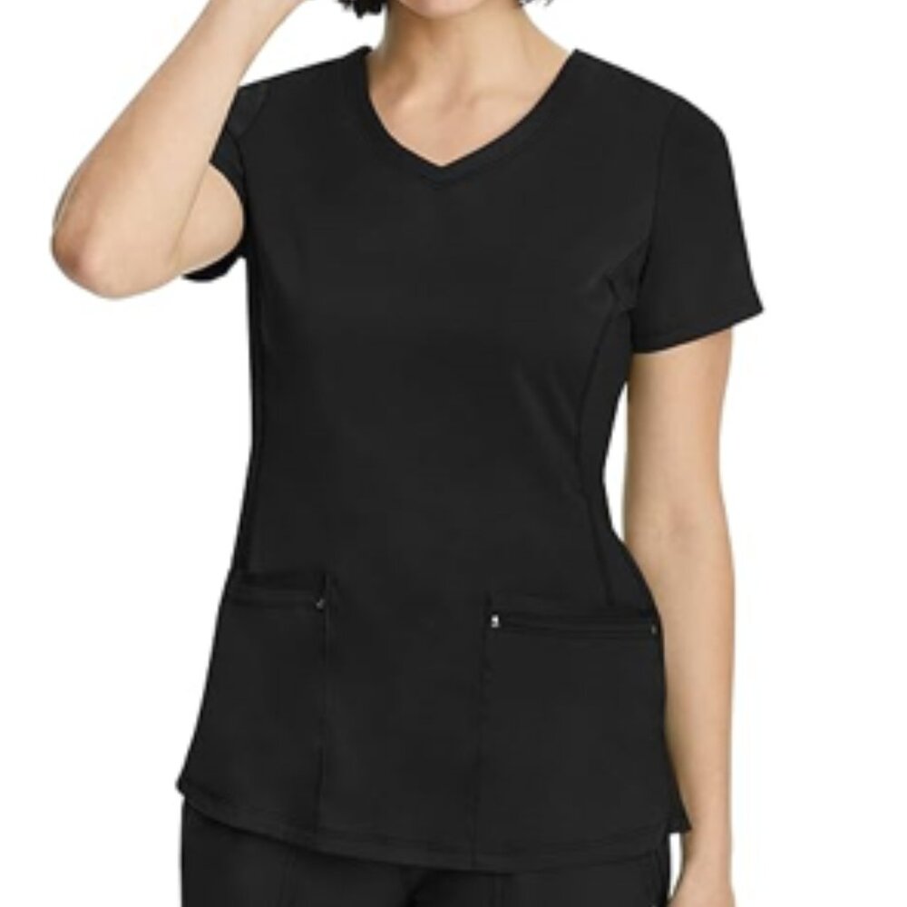 Healing Hands Women's Scrub Top V-Neck with 2 Pockets